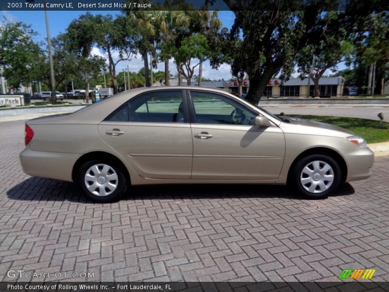 Desert Sand Mica / Taupe 2003 Toyota Camry LE