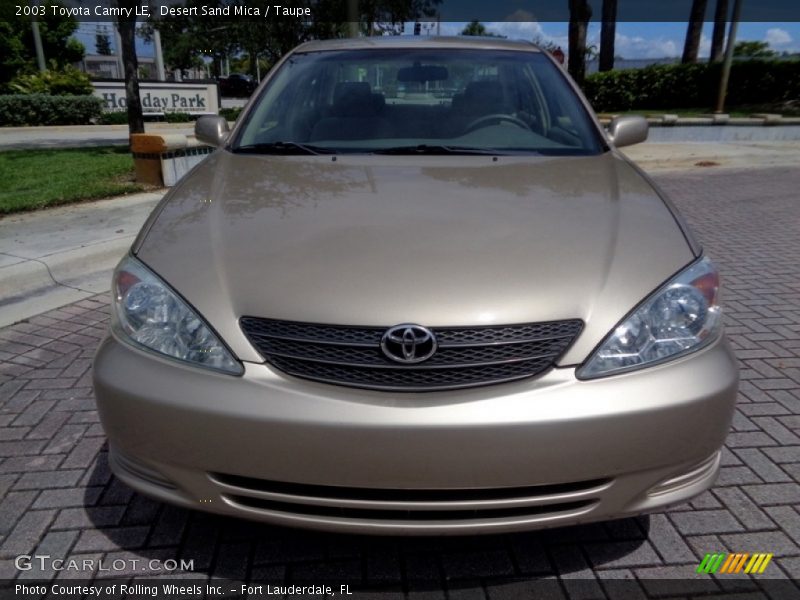 Desert Sand Mica / Taupe 2003 Toyota Camry LE