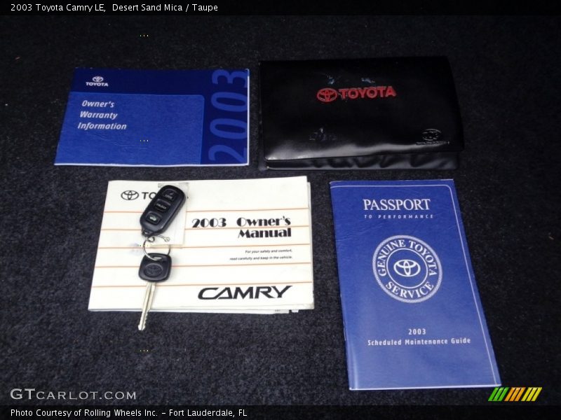 Desert Sand Mica / Taupe 2003 Toyota Camry LE