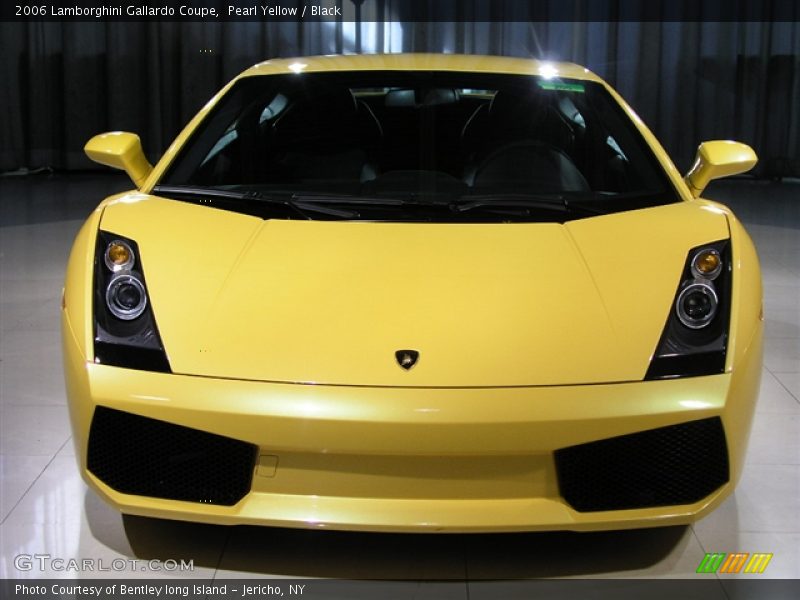 Front of a 2006 Lamborghini Gallardo Coupe in Pearl Yellow - 2006 Lamborghini Gallardo Coupe