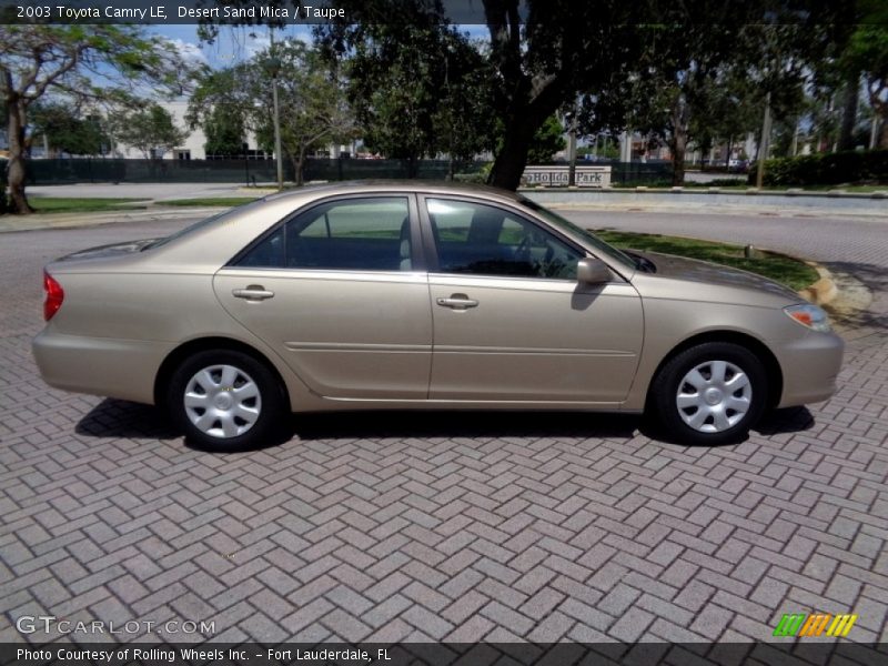 Desert Sand Mica / Taupe 2003 Toyota Camry LE