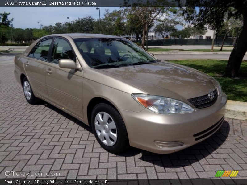 Desert Sand Mica / Taupe 2003 Toyota Camry LE