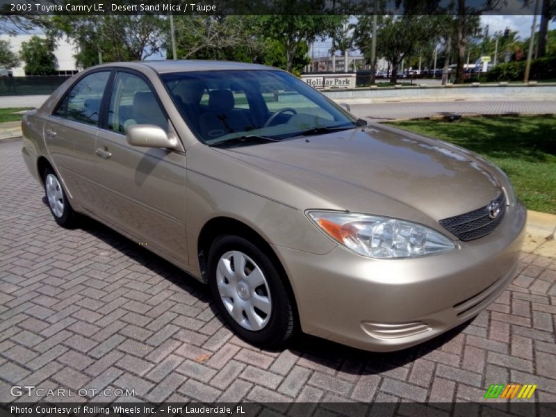Desert Sand Mica / Taupe 2003 Toyota Camry LE