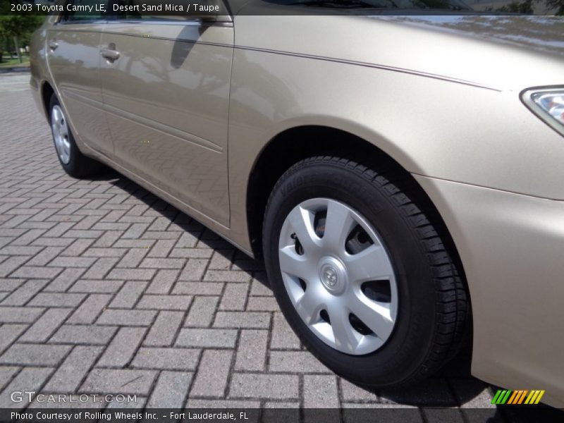Desert Sand Mica / Taupe 2003 Toyota Camry LE