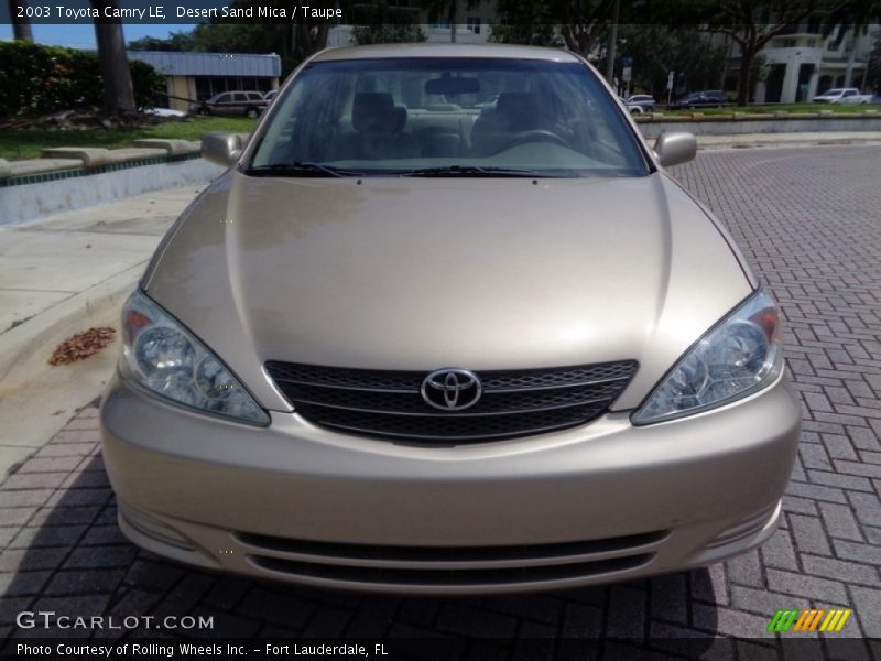 Desert Sand Mica / Taupe 2003 Toyota Camry LE