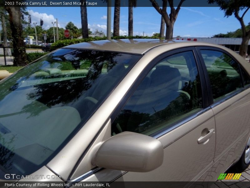 Desert Sand Mica / Taupe 2003 Toyota Camry LE