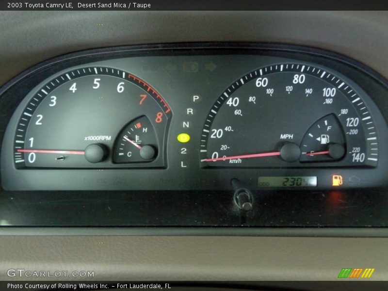 Desert Sand Mica / Taupe 2003 Toyota Camry LE