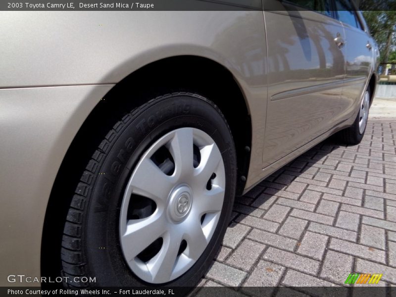Desert Sand Mica / Taupe 2003 Toyota Camry LE