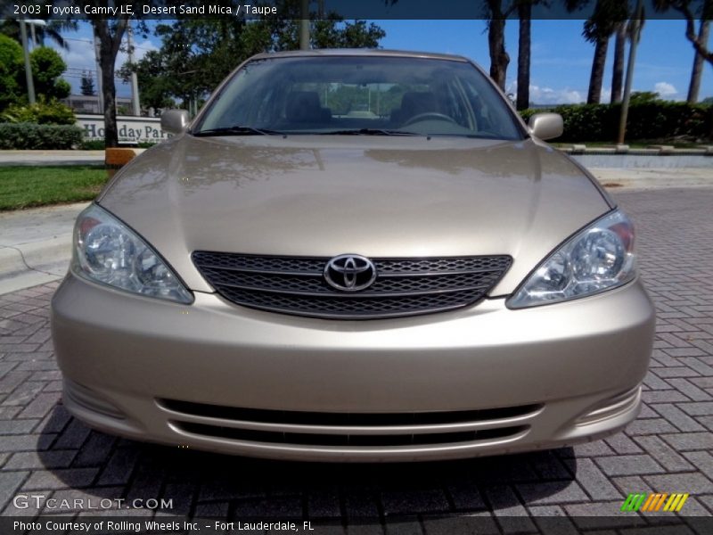 Desert Sand Mica / Taupe 2003 Toyota Camry LE