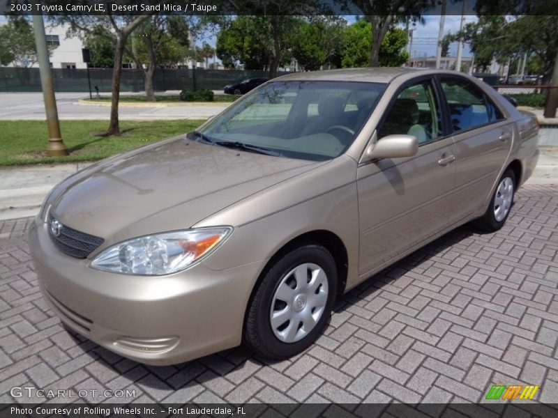 Desert Sand Mica / Taupe 2003 Toyota Camry LE