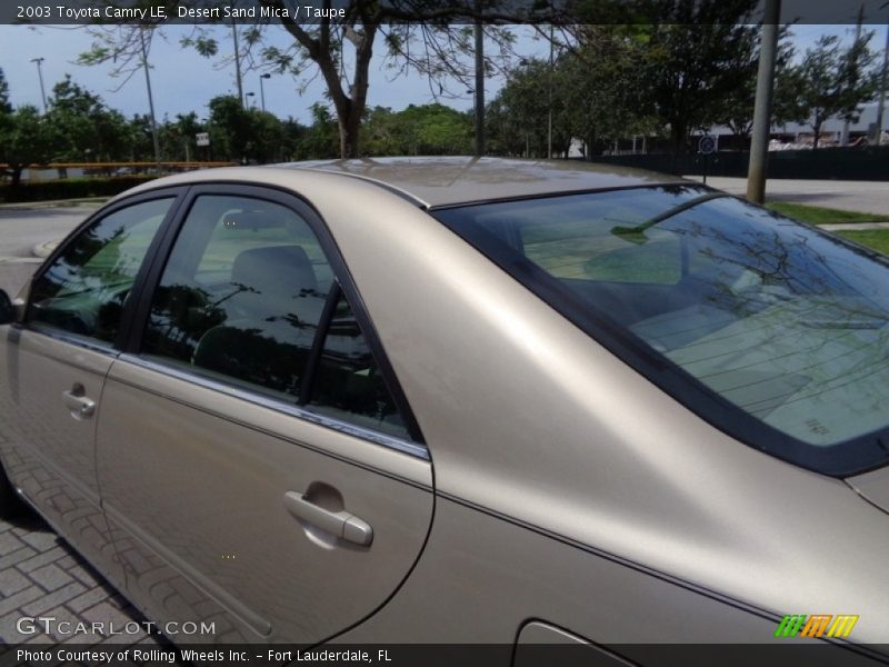 Desert Sand Mica / Taupe 2003 Toyota Camry LE