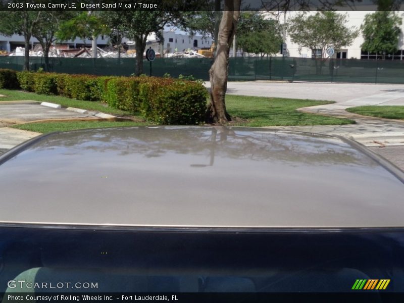 Desert Sand Mica / Taupe 2003 Toyota Camry LE