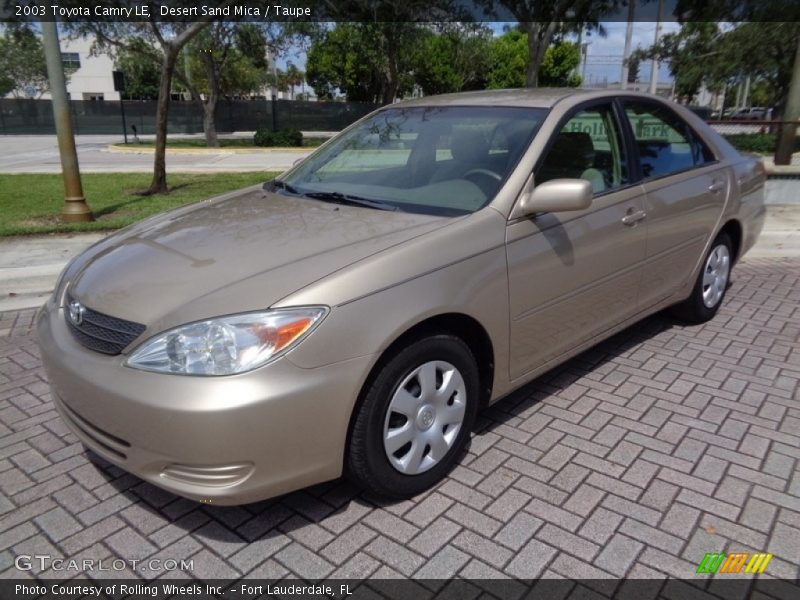 Desert Sand Mica / Taupe 2003 Toyota Camry LE