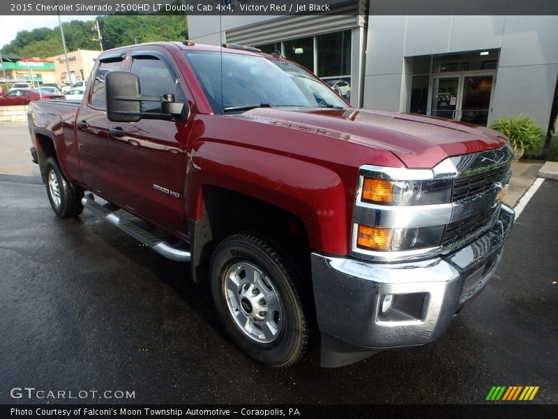 Victory Red / Jet Black 2015 Chevrolet Silverado 2500HD LT Double Cab 4x4