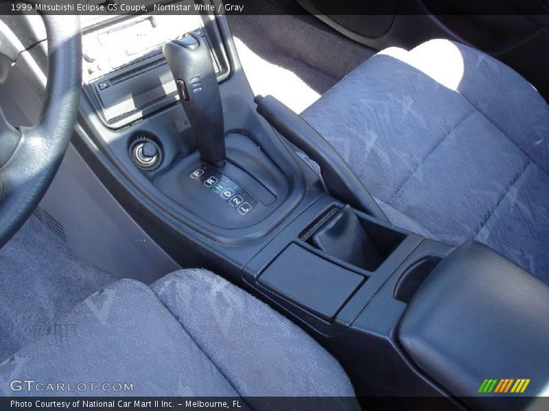 Northstar White / Gray 1999 Mitsubishi Eclipse GS Coupe