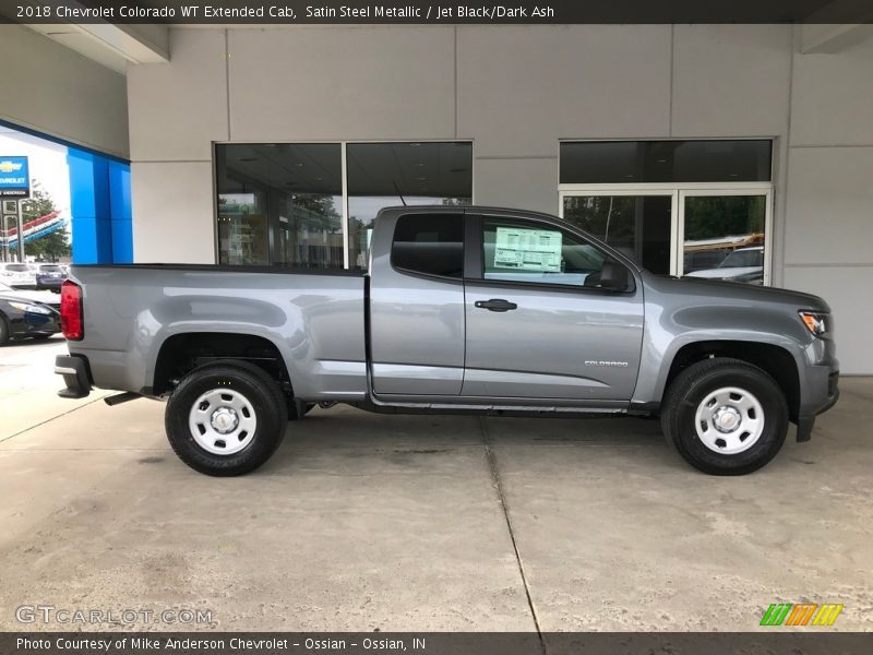  2018 Colorado WT Extended Cab Satin Steel Metallic