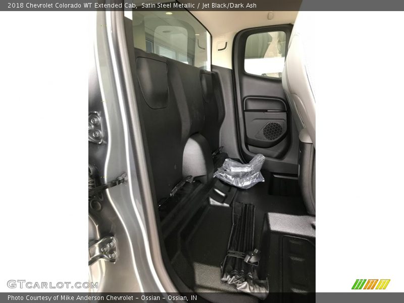 Satin Steel Metallic / Jet Black/Dark Ash 2018 Chevrolet Colorado WT Extended Cab