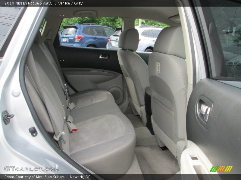 Silver Ice / Gray 2010 Nissan Rogue S AWD