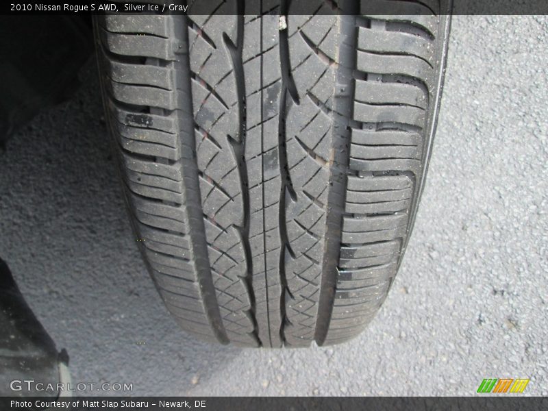 Silver Ice / Gray 2010 Nissan Rogue S AWD
