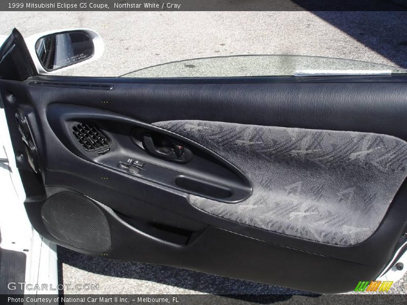 Northstar White / Gray 1999 Mitsubishi Eclipse GS Coupe