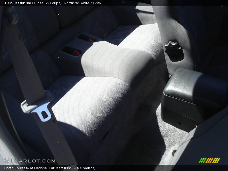 Northstar White / Gray 1999 Mitsubishi Eclipse GS Coupe
