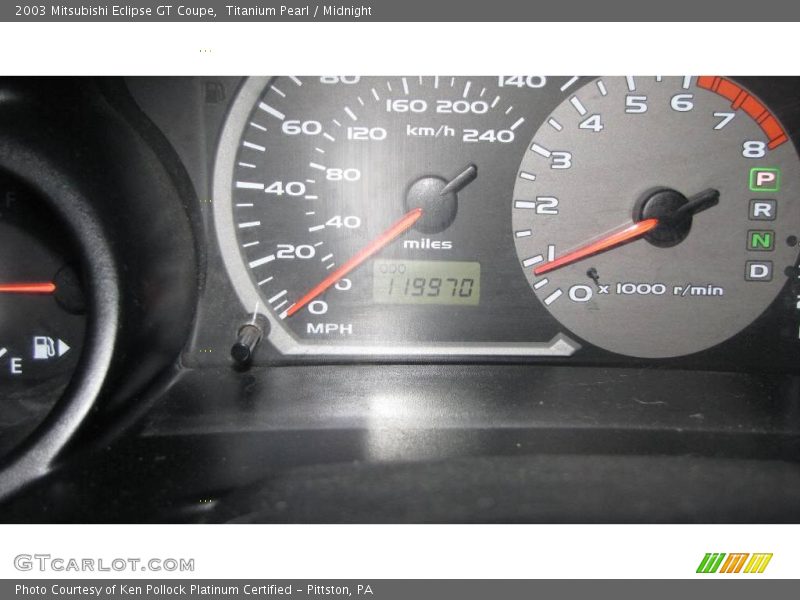 Titanium Pearl / Midnight 2003 Mitsubishi Eclipse GT Coupe