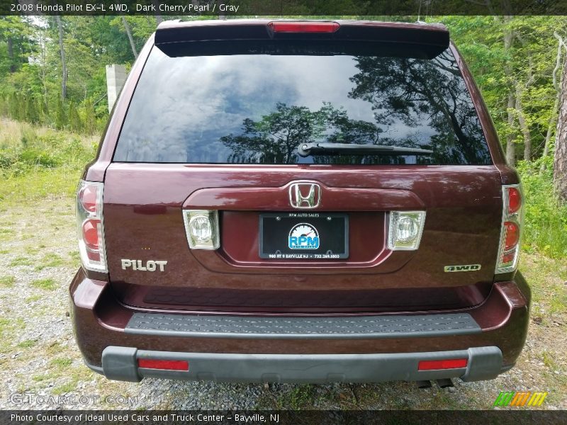 Dark Cherry Pearl / Gray 2008 Honda Pilot EX-L 4WD