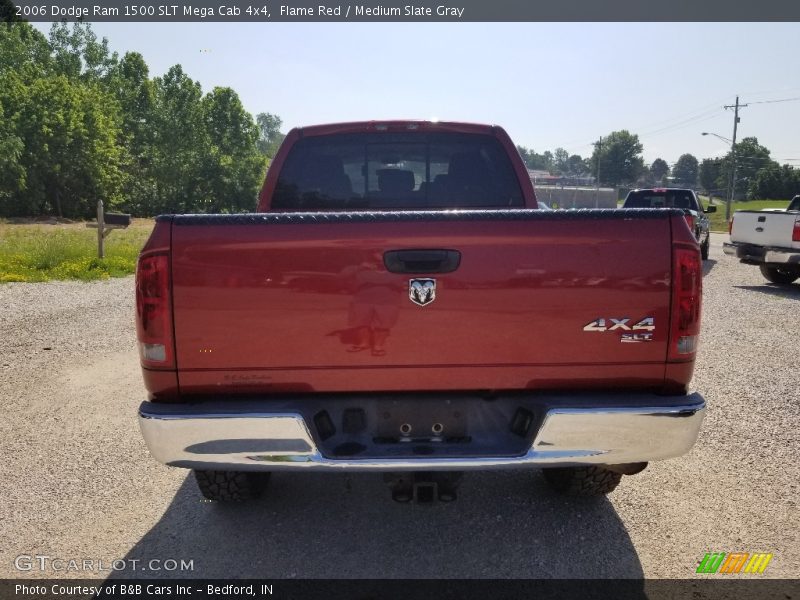 Flame Red / Medium Slate Gray 2006 Dodge Ram 1500 SLT Mega Cab 4x4
