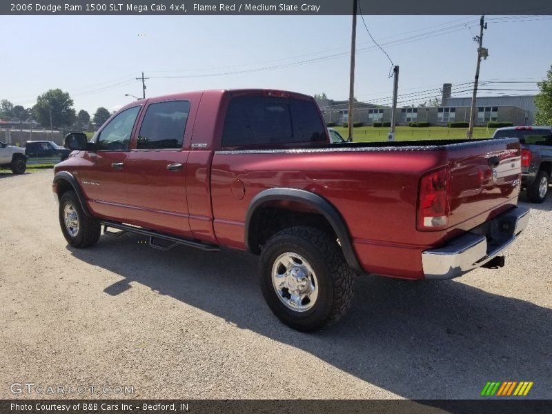 Flame Red / Medium Slate Gray 2006 Dodge Ram 1500 SLT Mega Cab 4x4