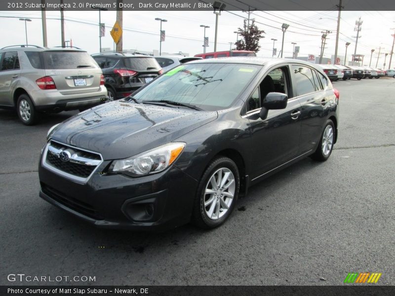 Dark Gray Metallic / Black 2012 Subaru Impreza 2.0i Premium 5 Door