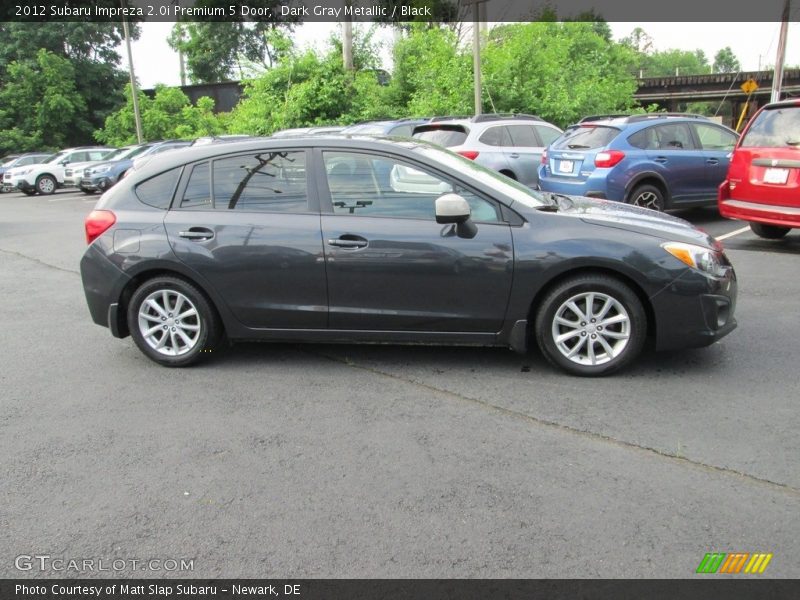 Dark Gray Metallic / Black 2012 Subaru Impreza 2.0i Premium 5 Door
