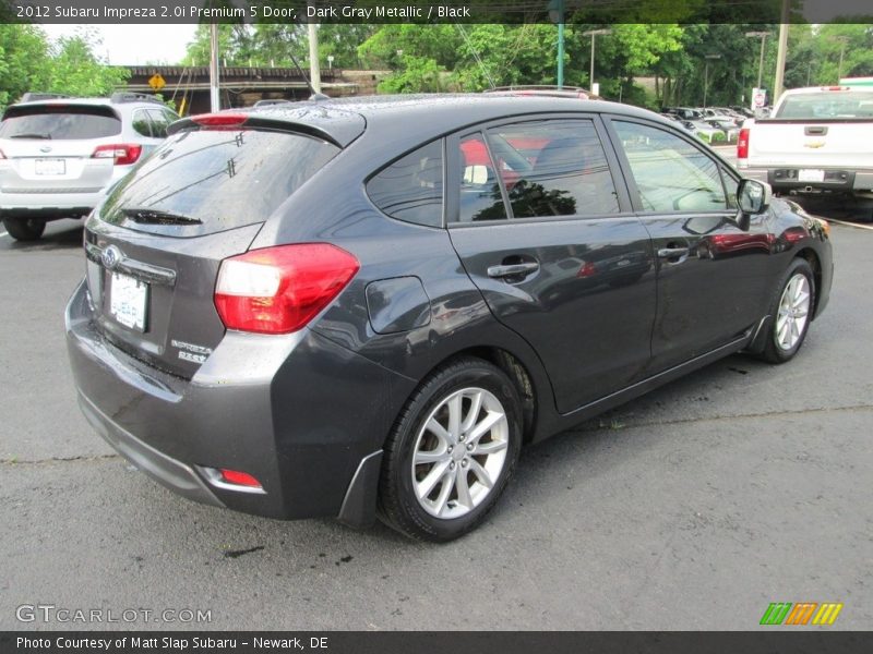Dark Gray Metallic / Black 2012 Subaru Impreza 2.0i Premium 5 Door