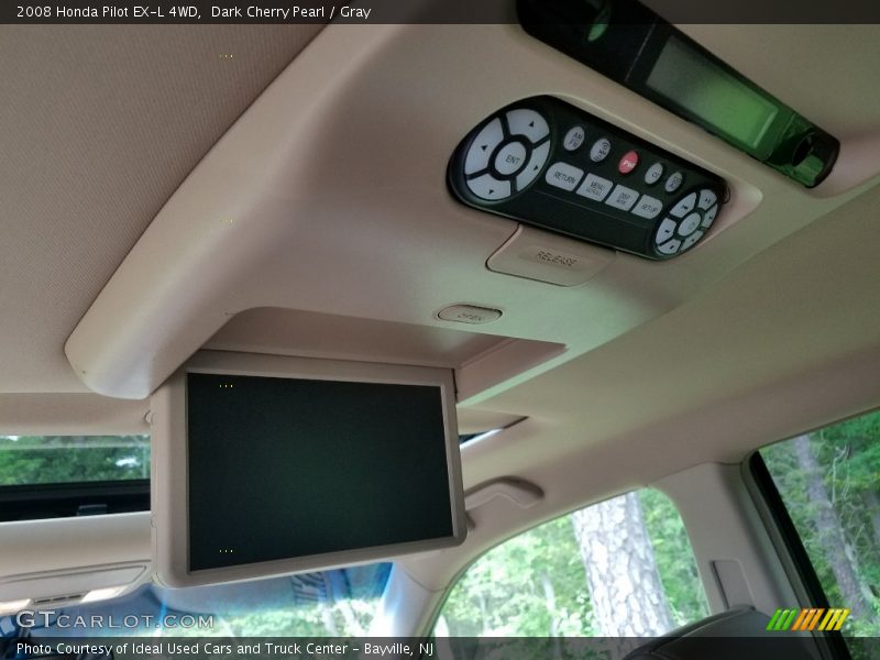 Dark Cherry Pearl / Gray 2008 Honda Pilot EX-L 4WD