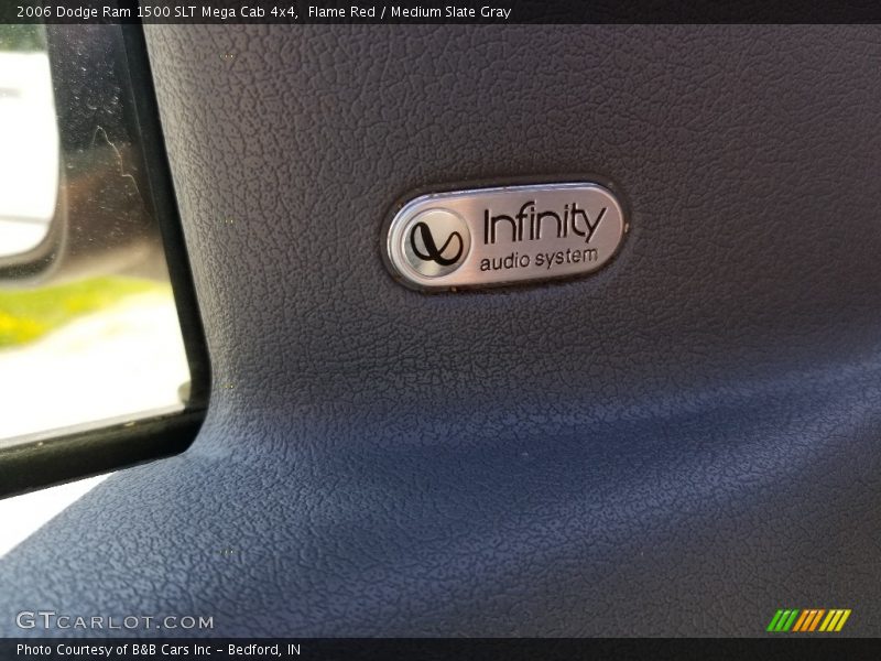 Flame Red / Medium Slate Gray 2006 Dodge Ram 1500 SLT Mega Cab 4x4