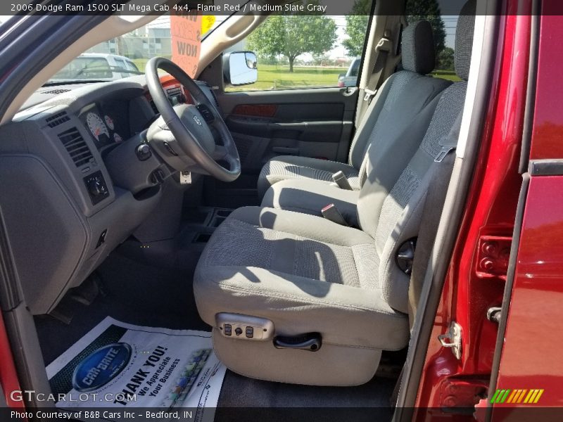 Flame Red / Medium Slate Gray 2006 Dodge Ram 1500 SLT Mega Cab 4x4