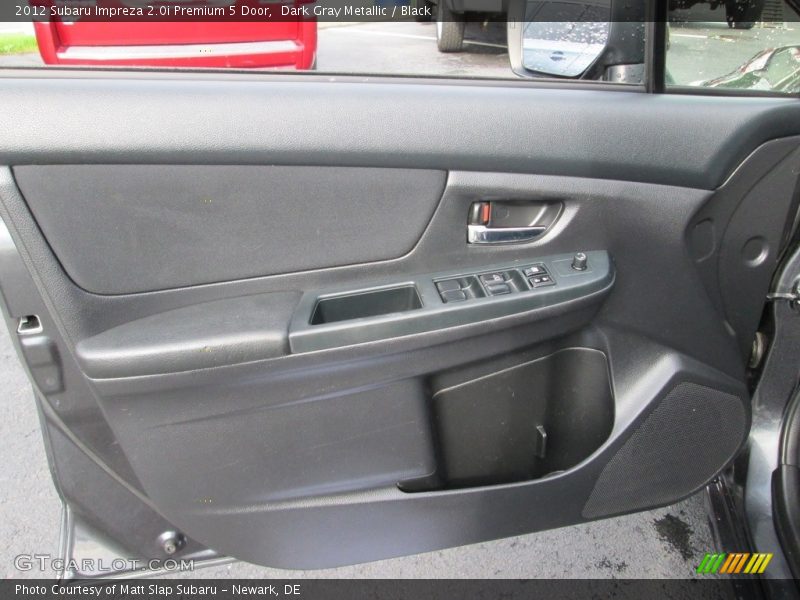 Dark Gray Metallic / Black 2012 Subaru Impreza 2.0i Premium 5 Door