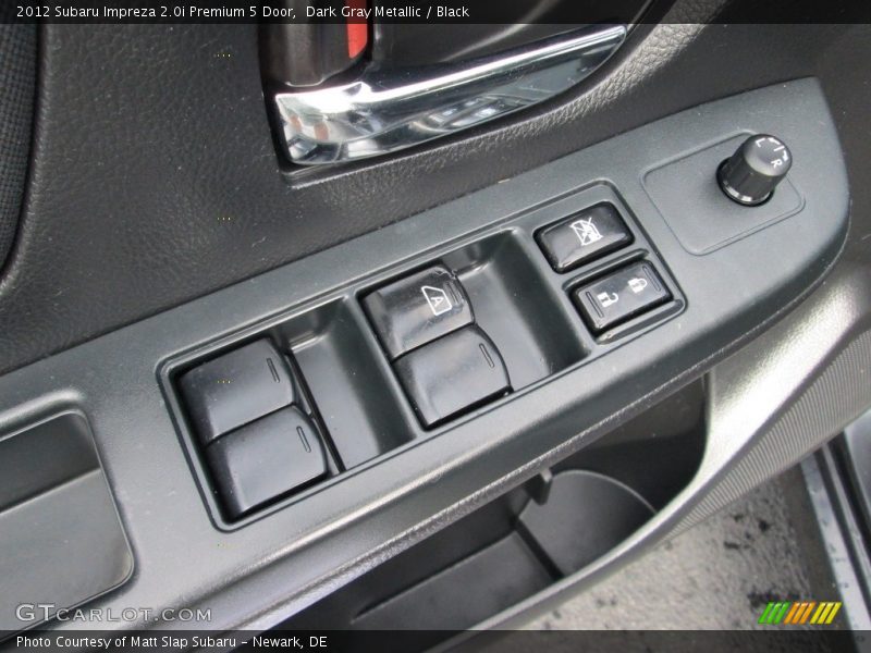 Dark Gray Metallic / Black 2012 Subaru Impreza 2.0i Premium 5 Door