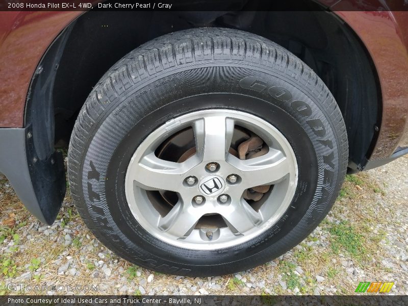 Dark Cherry Pearl / Gray 2008 Honda Pilot EX-L 4WD