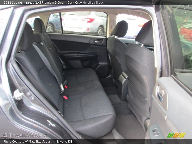 Dark Gray Metallic / Black 2012 Subaru Impreza 2.0i Premium 5 Door