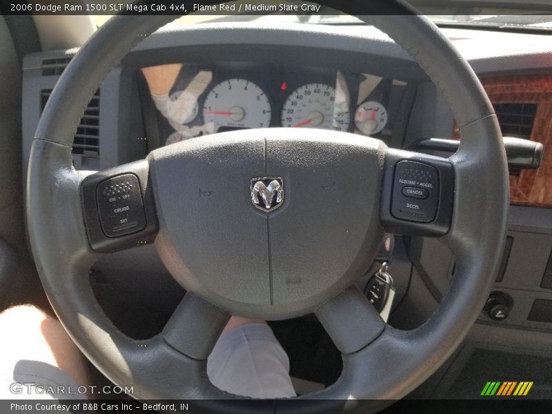 Flame Red / Medium Slate Gray 2006 Dodge Ram 1500 SLT Mega Cab 4x4