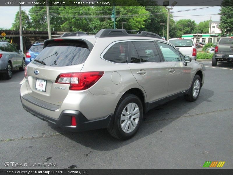 Tungsten Metallic / Ivory 2018 Subaru Outback 2.5i Premium