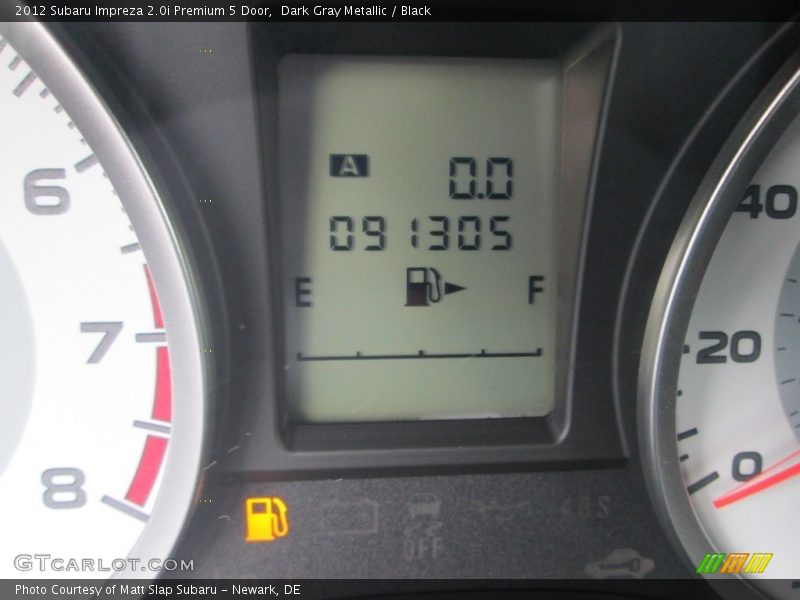 Dark Gray Metallic / Black 2012 Subaru Impreza 2.0i Premium 5 Door