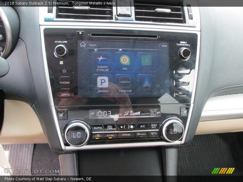 Tungsten Metallic / Ivory 2018 Subaru Outback 2.5i Premium