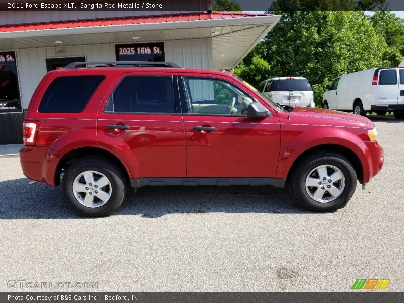 Sangria Red Metallic / Stone 2011 Ford Escape XLT