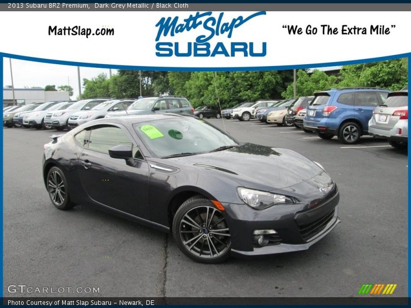 Dark Grey Metallic / Black Cloth 2013 Subaru BRZ Premium