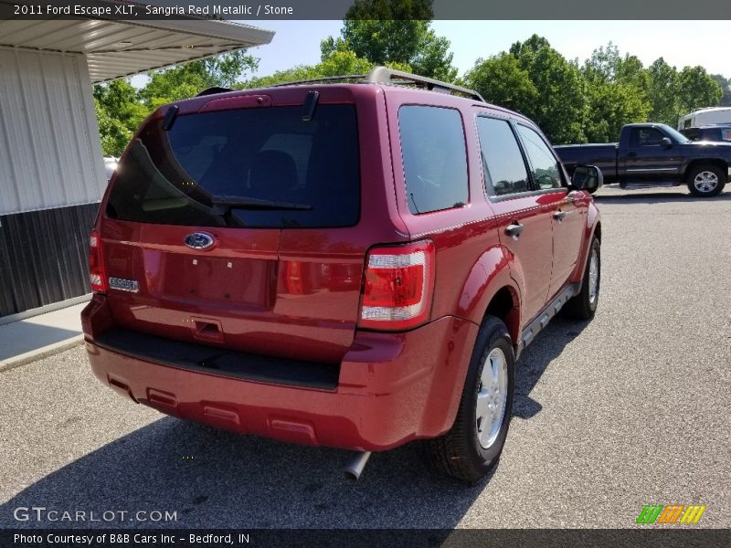 Sangria Red Metallic / Stone 2011 Ford Escape XLT