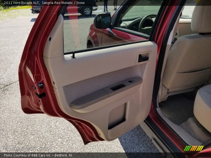 Sangria Red Metallic / Stone 2011 Ford Escape XLT