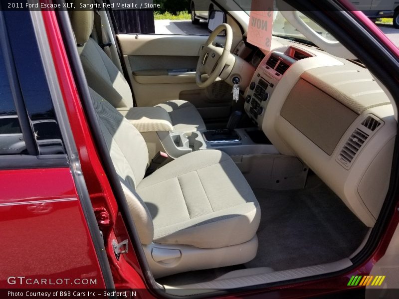 Sangria Red Metallic / Stone 2011 Ford Escape XLT