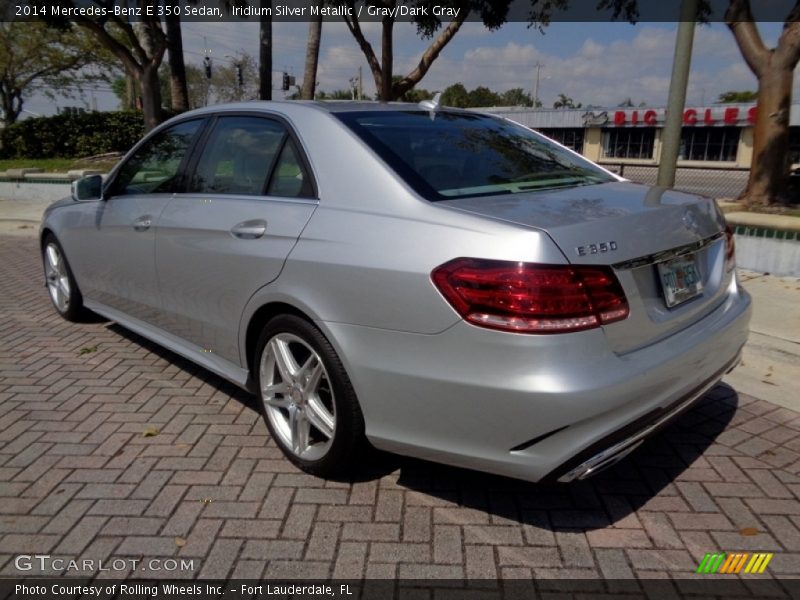 Iridium Silver Metallic / Gray/Dark Gray 2014 Mercedes-Benz E 350 Sedan