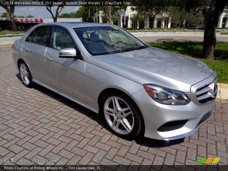 Iridium Silver Metallic / Gray/Dark Gray 2014 Mercedes-Benz E 350 Sedan